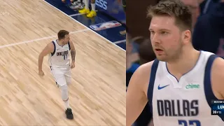 Luka Doncic goes CRAZY in 1st quarter scoring 20pts and trash talks everyone vs Wolves