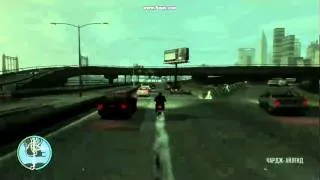 GTA IV Полёт с мотоцикла.avi