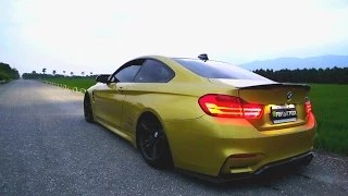 BMW M4 Brutal Revs and Tunnel Sound w/Armytrix iPhone App Variable Exhaust