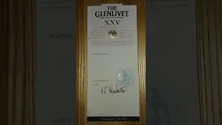 The Glenlivet 25 year old unboxing review