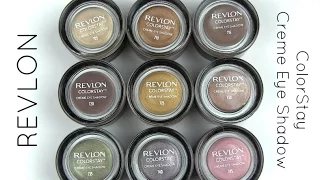 Revlon ColorStay Eye Cremes: Live Swatches & Review