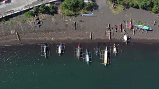 Drone/Aerial view of Bacacay, Albay