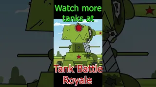 ⚔️ Hybrid vs kv44 ⚔️ #TankBattleRoyale | Мультики про танки - #shorts