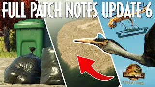 TRASH, 13th NEW MAP, RELEASE PTEROSAURS INTO THE WILD & MORE | Jurassic World Evolution 2  Update 6