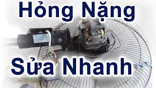 cách sửa quạt tài tử, sửa quạt máy hỏng nặng không chạy nhanh nhất