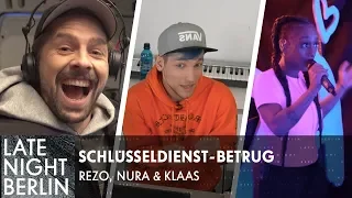 Schlüsseldienst-Betrug! Rezo, Nura & Klaas locken Abzocker in die Falle | Late Night Berlin