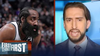 It seems like James Harden has given up on the Brooklyn Nets — Nick | NBA | FIRST THINGS FIRST