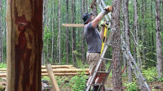 Solar at the Off Grid Log Cabin