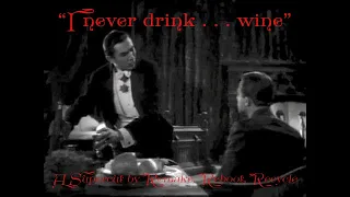 "I never drink . . . wine." A Dracula Supercut