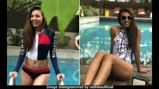 Radhika Apte Is Spending Summer By The Pool In Tommy Hilfiger Swimsuits | Bollywood | Kollywood