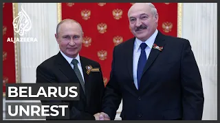 Belarus president says Putin ready to help 'ensure security'