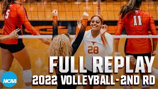 Texas vs. Georgia: 2022 NCAA volleyball second round | FULL REPLAY