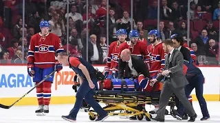 NHL: Players Stretchered Off Part 3