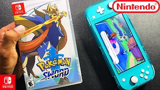 POKEMON SWORD | Unboxing and Gameplay | Nintendo Switch Lite