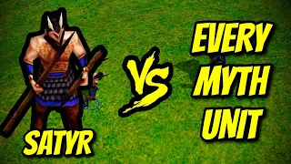 SATYR vs EVERY MYTH UNIT | Age of Mythology