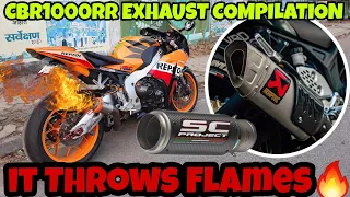 CBR1000RR Fireblade All Exhaust Compilation📣 RACEFIT, YOSHIMURA, SC PROJECT, TBR, LEO VINCE, AKRA?🔥😍