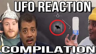 Reaction Compilation To Pentagon Releasing UFO Videos