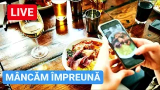 🔴 LIVE - MÂNCĂM ÎMPREUNĂ - Măsline Pane, Boston Steak de Porc, Tiramisu, Bere și Rom | The Roof