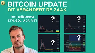 BITCOIN UPDATE - DIT VERANDERT DE ZAAK - incl. ETH, ADA, SOL, VET prijsverwachting [afl. 279]