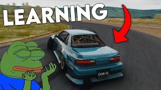 Noob Tries to DRIFT With a Wheel | Assetto Corsa