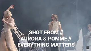 SHOT FROM // AURORA & POMME // EVERYTHING MATTERS // LIVE AT ROCK EN SEINE, PARIS, 2022