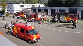 Brand Feuerwehrhaus Olsberg am 13. September 2021
