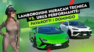 Lamborghini Huracan Tecnica vs. Urus Performante: Pavarotti i Domingo