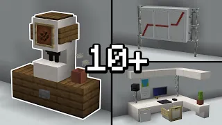 10+ OFFICE Build Hacks in Minecraft!