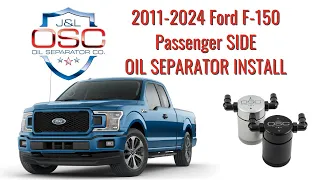 J&L Oil Separator Co. 2011-2024 Ford F-150 Install 3016P