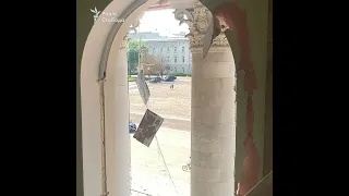 Драмтеатр Чернигов, после обстрела ракетами рф