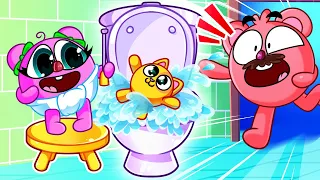 Don't Put Toys In The Potty+More Funny Educational Cartoons