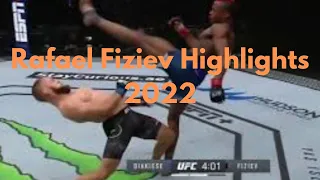 Rafael Fiziev, matrix level striker. Highlights 2022.