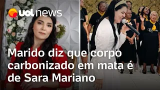 Sara Mariano: Marido diz que corpo carbonizado é de cantora gospel desaparecida; polícia apura