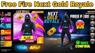 Free Fire next gold  Royal event update