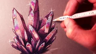 How to Draw Crystals