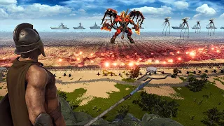 7,000,000 KHORNE ARMY LANDING THE SPARTAN BEACH - WARHAMMER 40K -  Ultimate Epic Battle Simulator 2