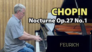 Chopin Nocturne Op.27 No.1 - P. Barton, FEURICH 218 piano