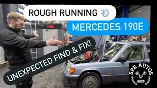 MERCEDES 190E! YOU WON'T BELIEVE WHAT FIXED THIS! NONE START, ROUGH RUNNING, BAD INFORMATION!