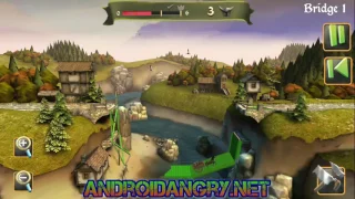 Bridge constructor medieval Gameplay By AndroidAngry (Android device)