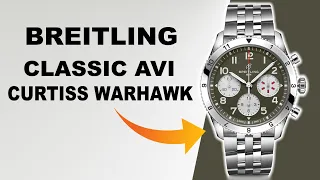 BREITLING Classic AVI Chronograph Curtiss Warhawk 42