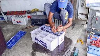 Amazing Skills of Restoration Old Truck Lead Acid Battery