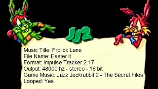 SteFan's Music Jazz Jackrabbit 2 - The Secret Files - Frolick Lane