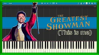 This is me 🤡 The Greatest Showman 💥 (PIANO TUTORIAL) 🎹 #49