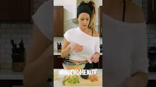 Super Quick Chickpea Salad & Avocado Wrap