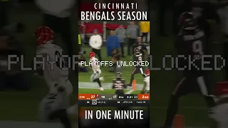 The Cincinnati Bengals Season in One Minute
