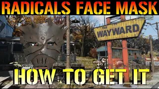 Fallout 76 Wastelanders: RADICALS FACE MASK! Guide | How To Get It (Secret Mission Reward)