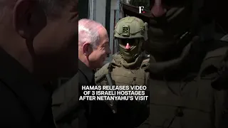 Netanyahu Visits Elite Police Unit As Hamas Releases Video of Hostages | Subscribe to Firstpost