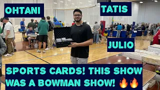 Buying Sports Cards at The Meelypops show! Ohtani, Julio, and Tatis BIG FINDS!