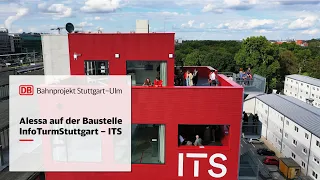 Alessa auf der Baustelle – InfoTurmStuttgart | ITS