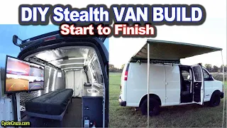 DIY Camper Van Conversion - FULL BUILD (Step by Step)